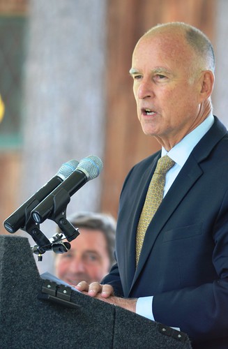 Gov. Jerry Brown at the 18th Annual Lake Tahoe Summit, From FlickrPhotos