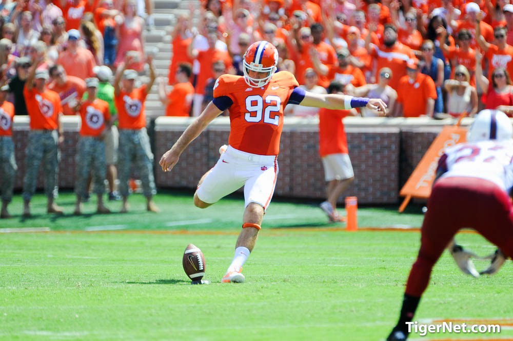 Clemson Football Photo of Bradley Pinion and SC State
