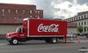 International 4300 - Coca-Cola Truck • <a style="font-size:0.8em;" href="http://www.flickr.com/photos/76231232@N08/14491648950/" target="_blank">View on Flickr</a>