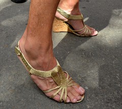 Great Shoes at Southern Decadence 2014, Labor Day Weekend, French Quarter, New Orleans, Louisiana