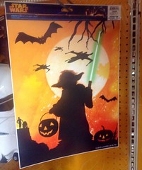Star Wars Halloween 2014 Window Clings, KMart, 9/2014 by Mike Mozart of TheToyChannel and JeepersMedia on YouTube #Star #Wars #Halloween #2014