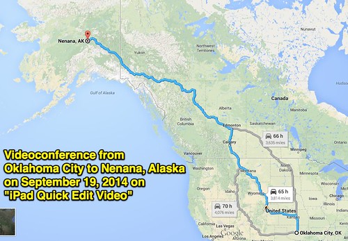 Videoconference to Alaska by Wesley Fryer, on Flickr