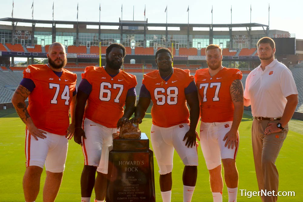 Clemson Football Photo of David Beasley and Gifford Timothy and Kalon Davis and Reid Webster and Spencer Region and teamphotos