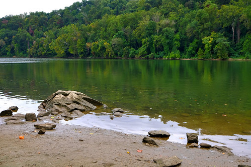 Potomac River at low tide in Early Autumn