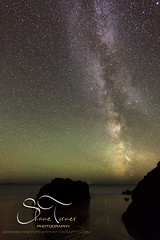 Coomenoole Beach with Milky Way & Aurora Lights