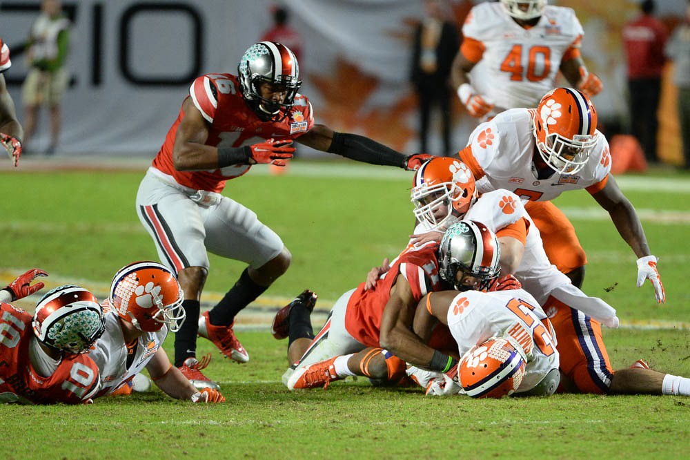 Clemson Football Photo of Bowl Game and ohiostate and Robert Smith
