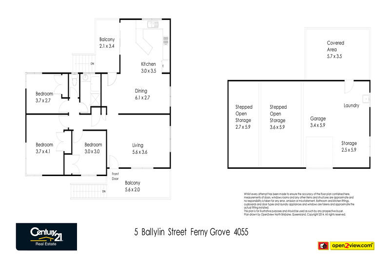5 Ballylin Street, Ferny Grove QLD 4055 floorplan