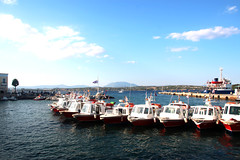 Sea Taxis at Spetses Port