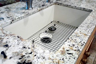 Silgranite Sink with Granite top