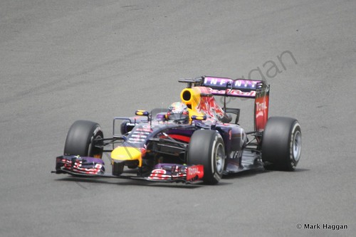 Sebastian Vettel in The 2014 British Grand Prix