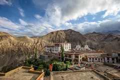 A Monastery In The Himalayan Moon Valley