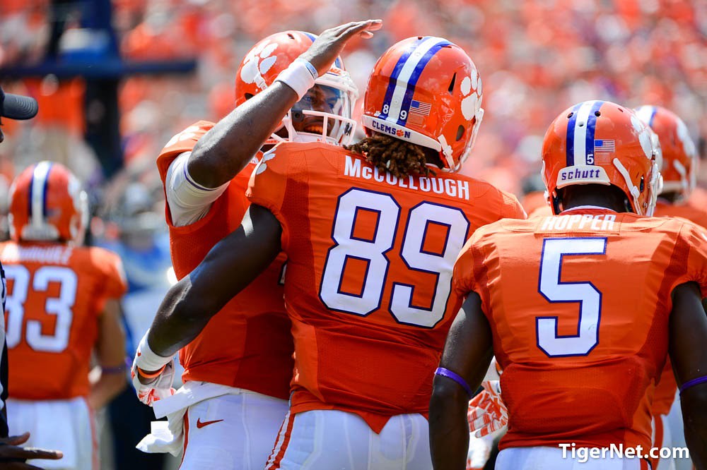 Clemson Football Photo of Deshaun Watson and jayjaymccullough and SC State