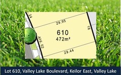 Lot 610 Valley Lake Boulevard, Keilor East VIC