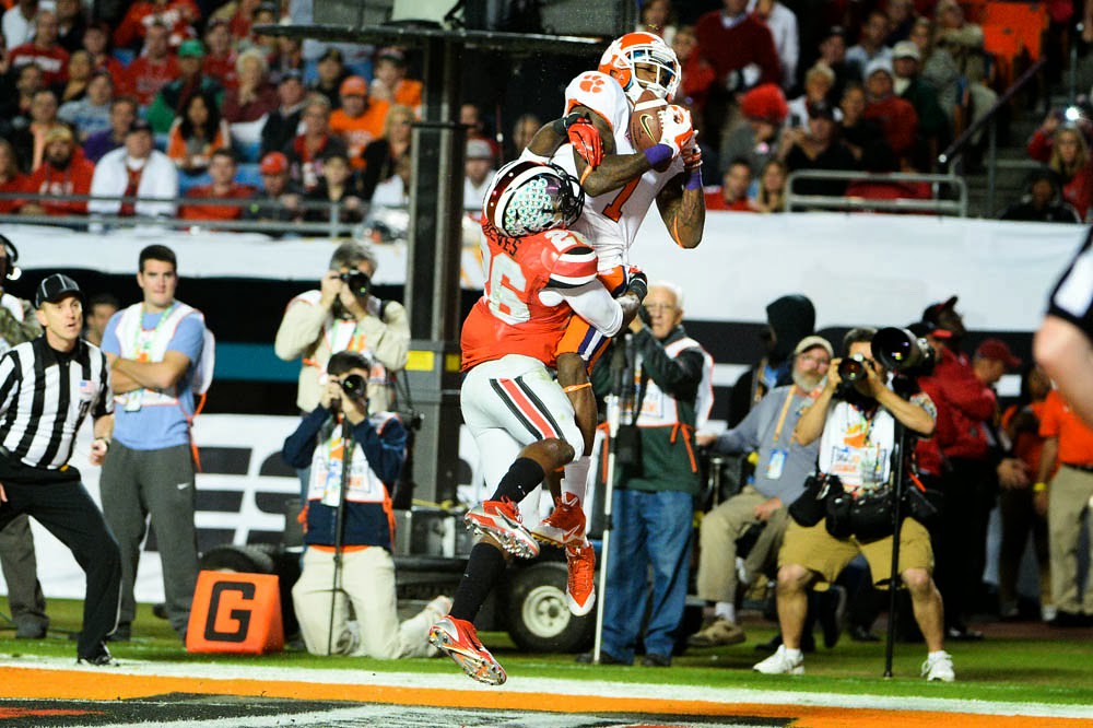 Clemson Football Photo of Bowl Game and Martavis Bryant and ohiostate