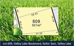 Lot 609 - SOLD Valley Lake Boulevard, Keilor East VIC