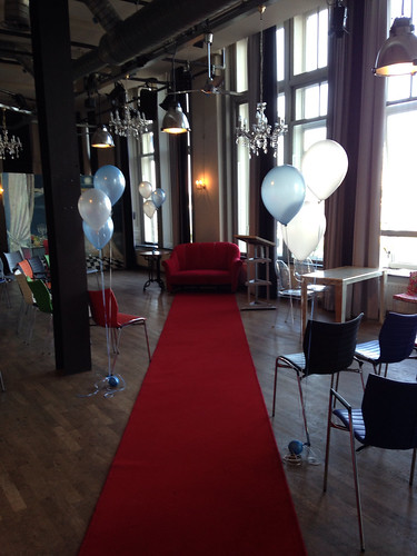 Table Decoration 3 balloons Baby Shower Ground Decoration Balszaal Hotel New York Rotterdam