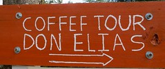 Tour door koffieplantage van Don Elias