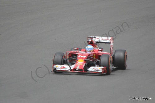 Fernando Alonso during The 2014 British Grand Prix