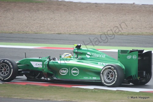 Marcus Ericsson during The 2014 British Grand Prix