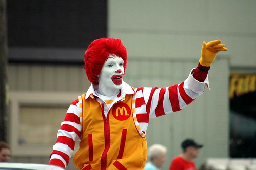 Ronald McDonald, the Happy Meal economy, From FlickrPhotos