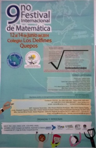 9 Festival Internacional de Matemática, Quepos, 2014
