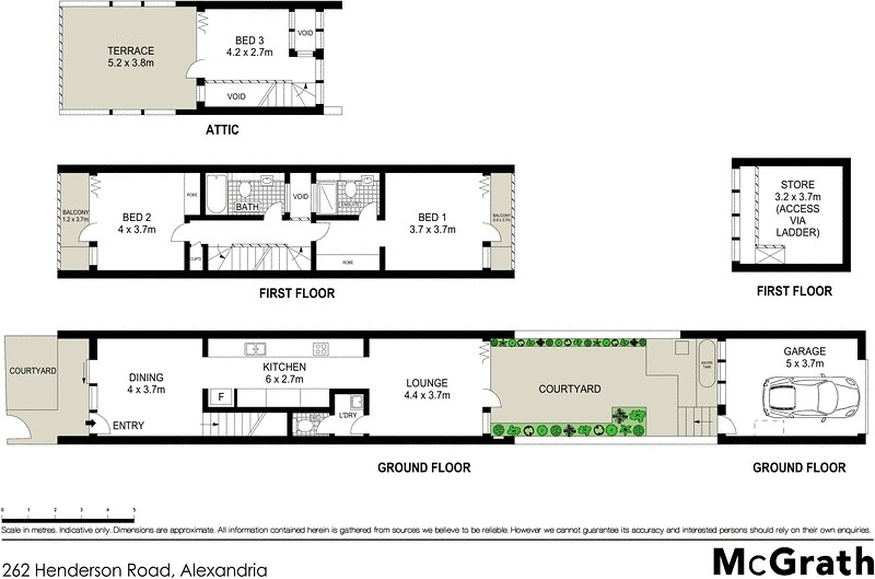 262 Henderson Road, Alexandria NSW 2015 floorplan