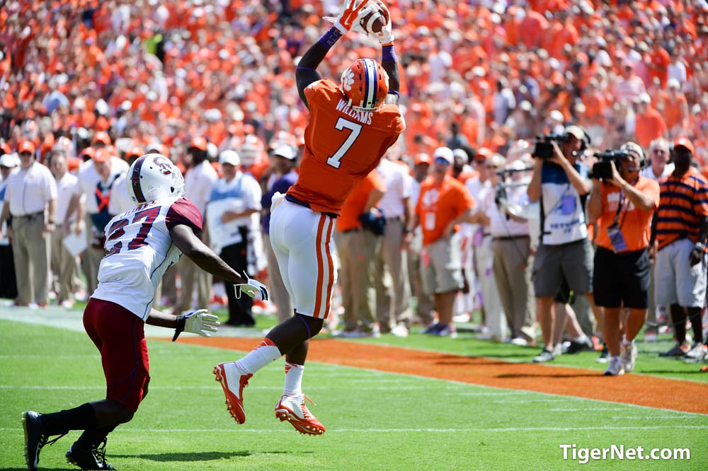 Clemson Football Photo of Mike Williams and SC State