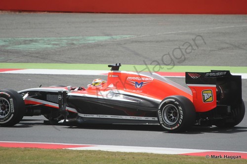 Jules Bianchi in The 2014 British Grand Prix