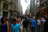 Rue Istiklal à Istanbul menant à la place Taksim