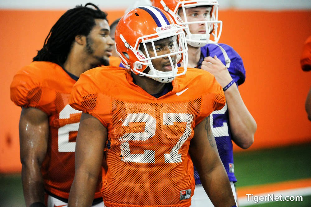 Clemson Football Photo of cjfuller and practice