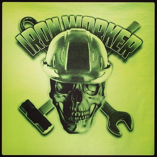 Ironworkers. They're probably tougher than you.  #expertees #tshirts #ironworker