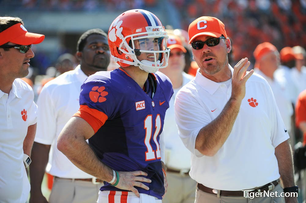Clemson Football Photo of Chad Kelly and Danny Pearman and orangeandwhite