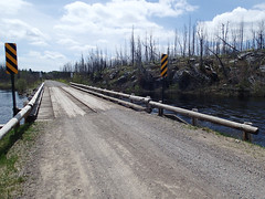 Tomahawk Trail looking west at BWCA Island River entry