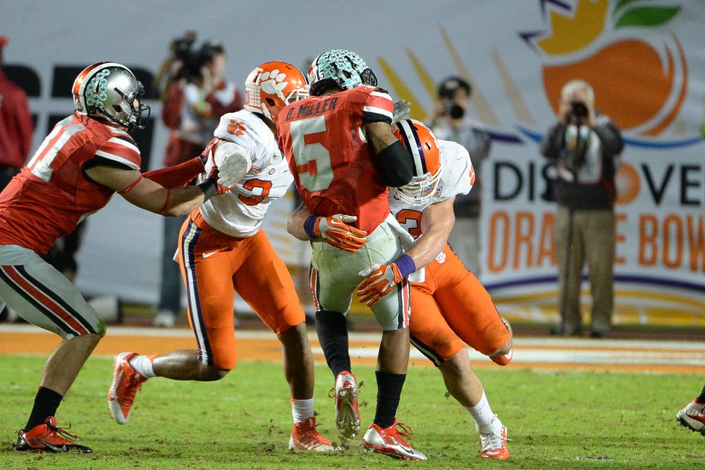 Clemson Football Photo of Bowl Game and ohiostate and Spencer Shuey