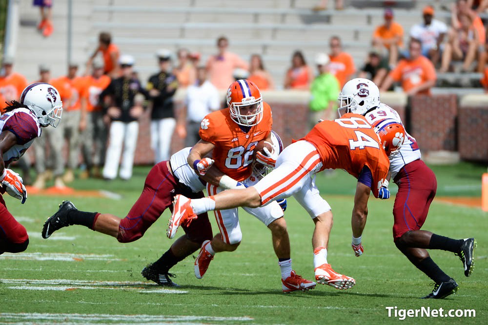 Clemson Football Photo of Adrien Dunn and SC State