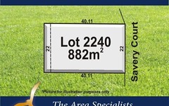 Lot 2240 Savery Court, Point Cook VIC