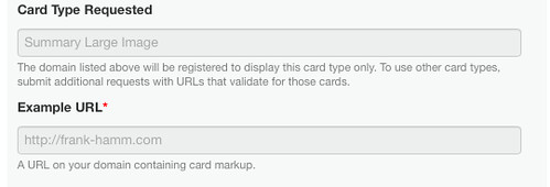 Twitter Card Validation & Approval