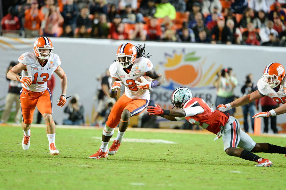 Clemson Football Photo of Bowl Game and ohiostate and Spencer Shuey