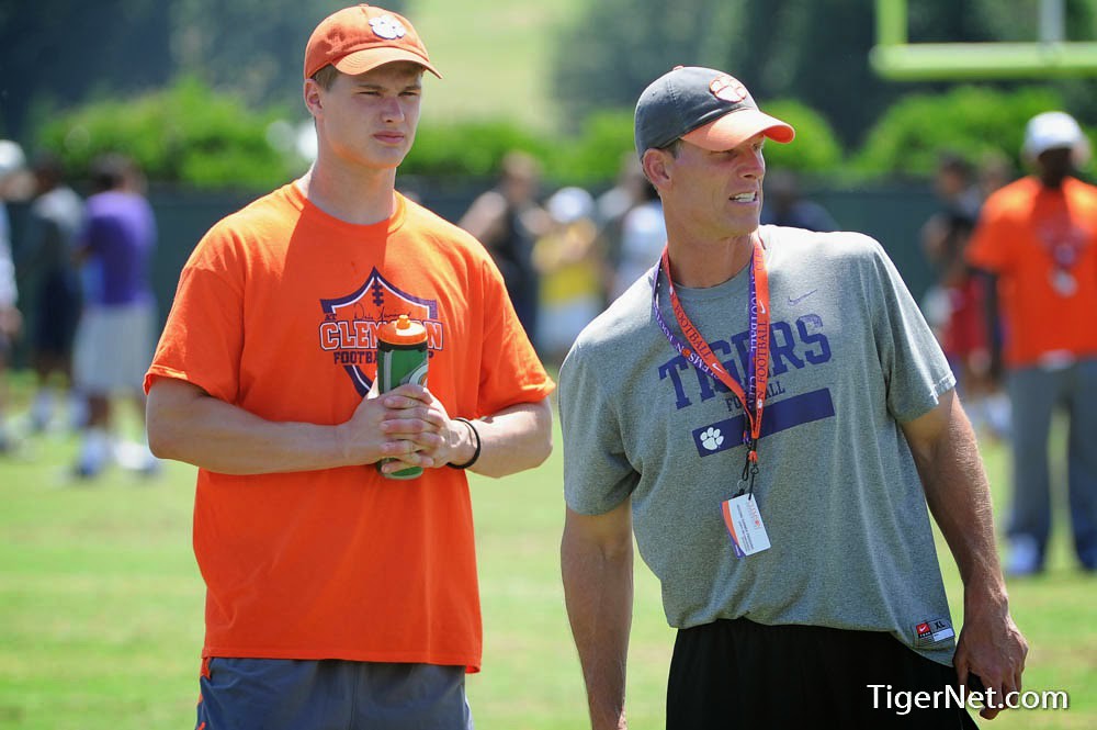 Clemson Football Photo of Brent Venables and Chad Smith and dabocamp and Recruiting