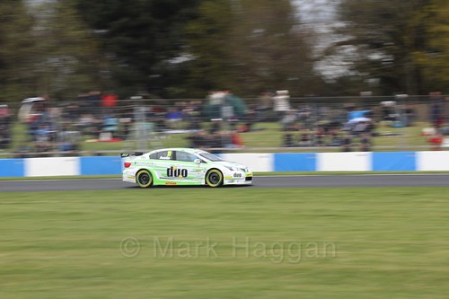 Rob Austin in race one at the British Touring Car Championship 2017 at Donington Park