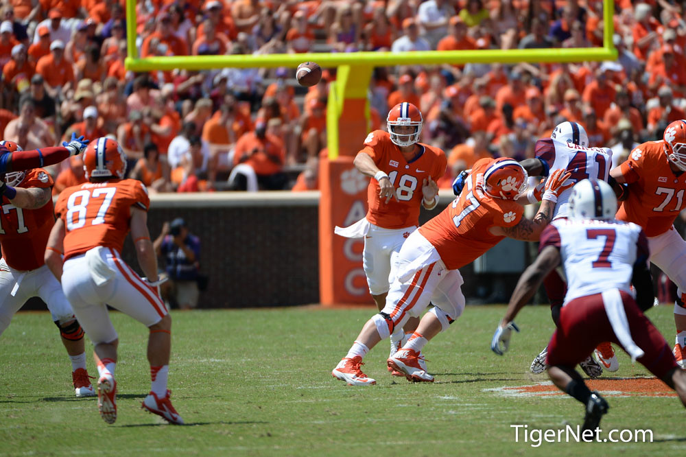 Clemson Football Photo of Cole Stoudt and Matt Porter and SC State
