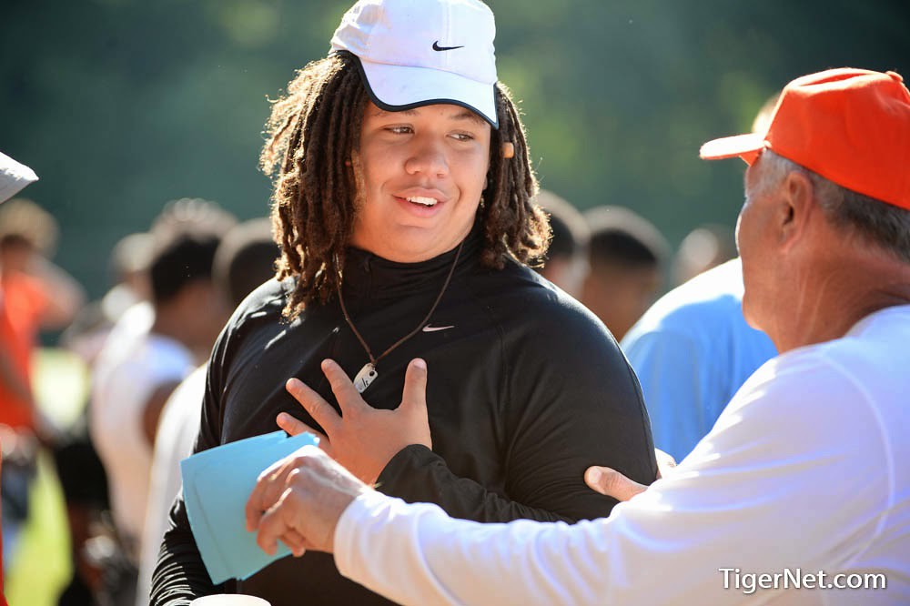 Clemson Football Photo of dabocamp and Matthew Burrell and Recruiting