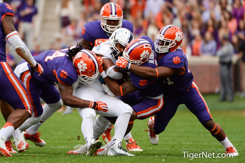 Clemson Football Photo of thecitadel and Travis Blanks
