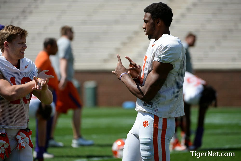 Clemson Football Photo of Mike Williams and practice