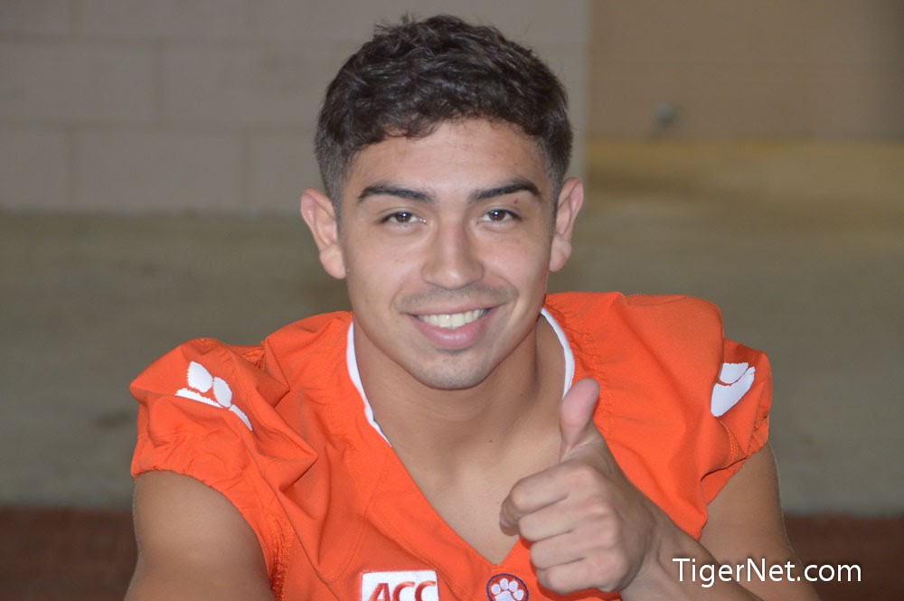 Clemson Football Photo of Daniel Rodriguez and fanday