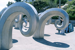 Strange metal horn sculptures • <a style="font-size:0.8em;" href="http://www.flickr.com/photos/34843984@N07/15546278892/" target="_blank">View on Flickr</a>