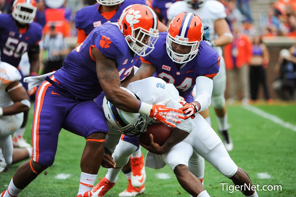 Clemson Football Photo of thecitadel and Stephone Anthony and Quandon Christian