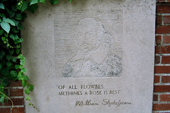 Plaque in Shakespearean Garden • <a style="font-size:0.8em;" href="http://www.flickr.com/photos/34843984@N07/15359524217/" target="_blank">View on Flickr</a>