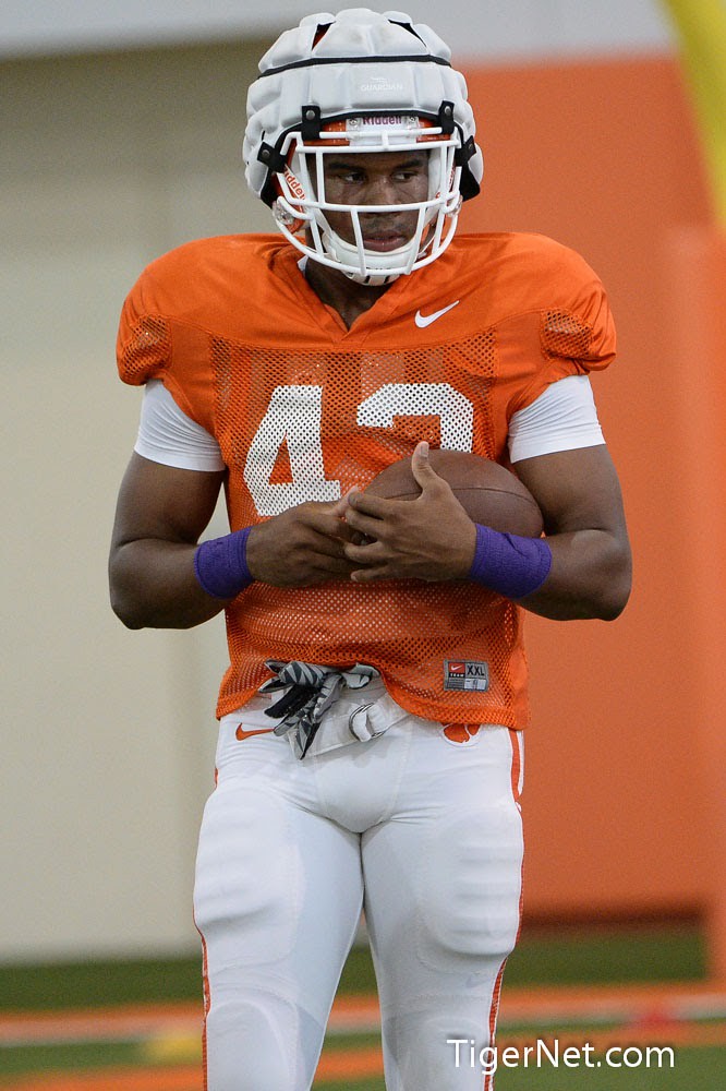 Clemson Football Photo of djgreenlee and practice