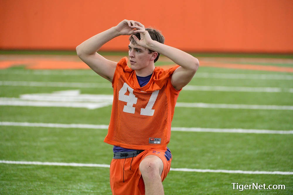 Clemson Football Photo of Alex Spence and fallcamp